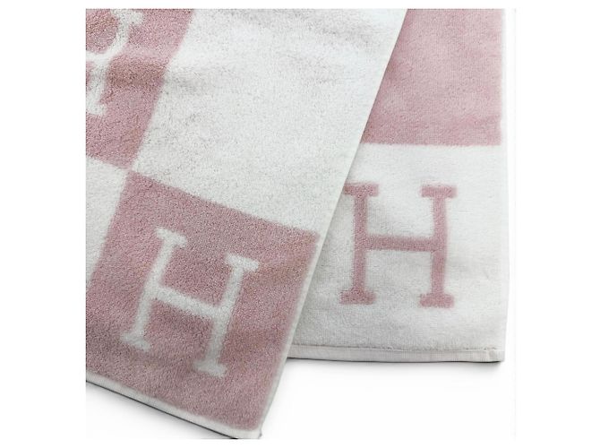 Hermès Serviette de bain en coton Hermes Avalon Lilac Violet - vue 3
