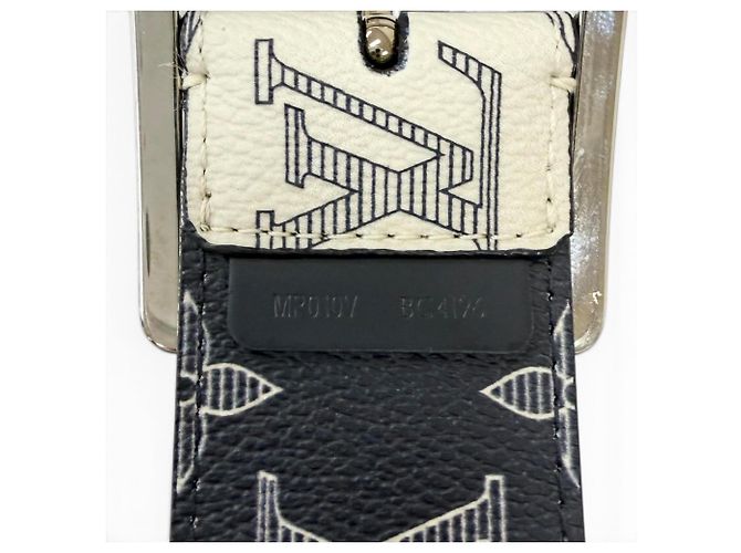 Louis Vuitton MP010V Gürtel Reverso Leather Belt Roh Marineblau - Ansicht 9