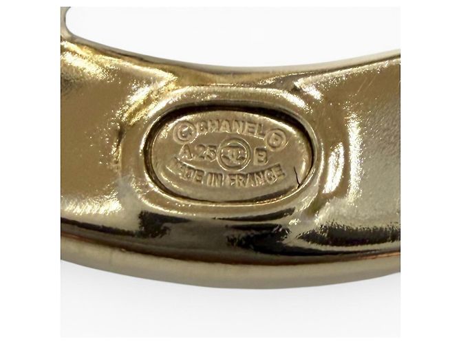 Chanel Coco Mark Strass-Brosche Schwarz Golden - Ansicht 7