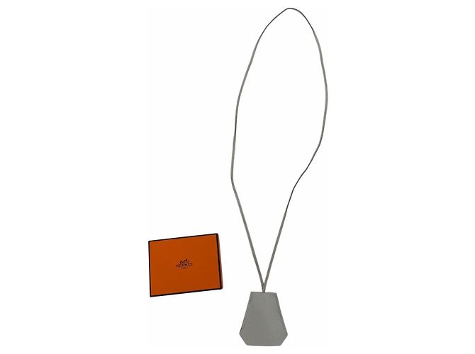 Hermès Collana con charm Clochette Vintage Hermes Blu chiaro - vista 2