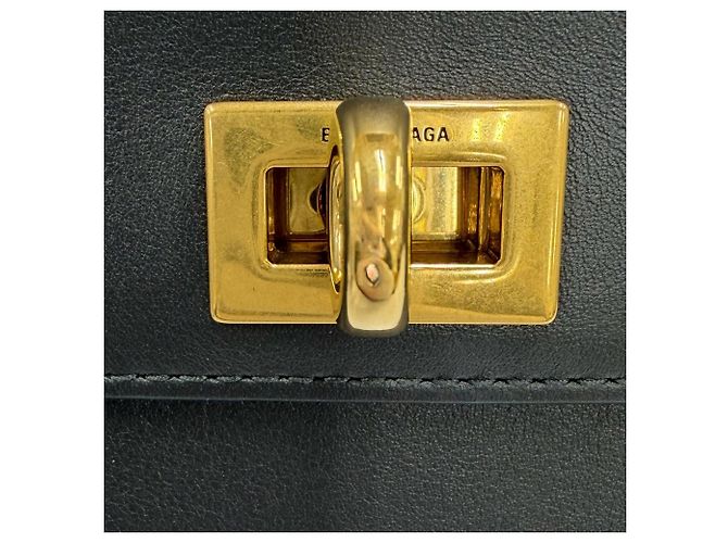 Clutch Bel Air Small Balenciaga Nero - vista 11
