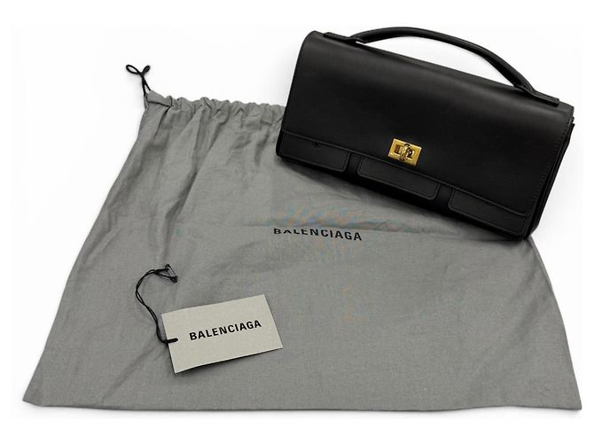 Clutch Bel Air Small Balenciaga Nero - vista 2