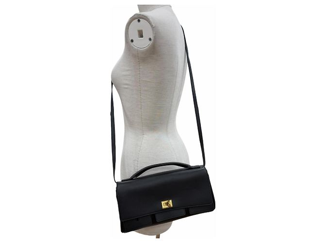 Clutch Bel Air Small Balenciaga Nero - vista 4