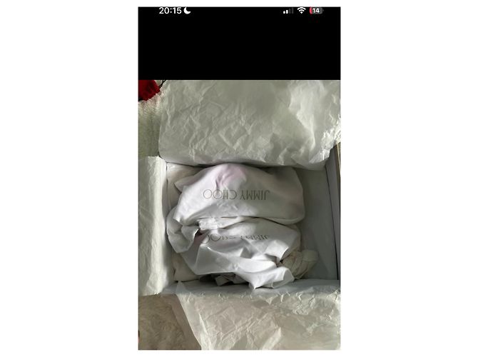 Jimmy Choo Saeda 100 Décolleté in Raso Rosa con Cristalli - vista 7