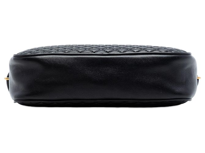 Borsa a tracolla Victoire in agnello trapuntato nero Saint Laurent - vista 3