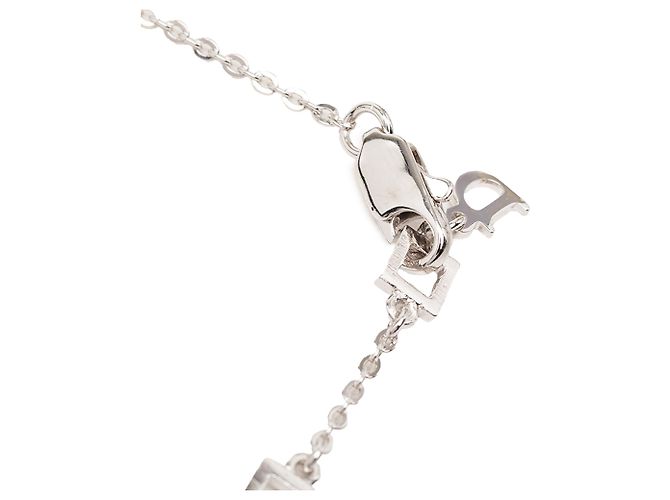 Collana con pendente Cuore e Freccia I Love Dior in ottone argentato Dior Argento - vista 4