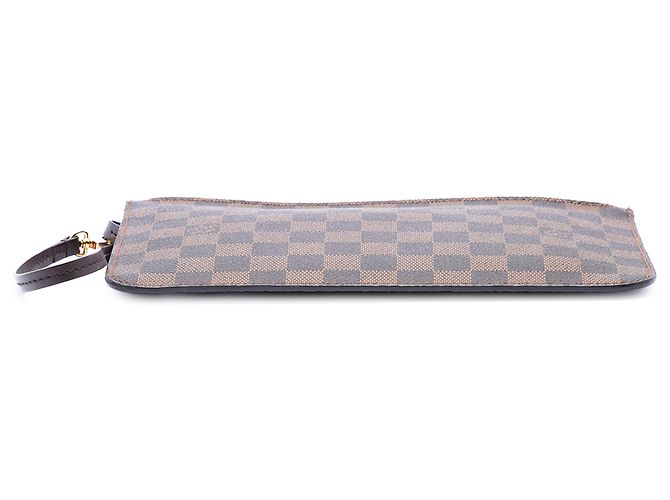 Louis Vuitton Brown Damier Ebene Neverfull MM Pouch - view 3