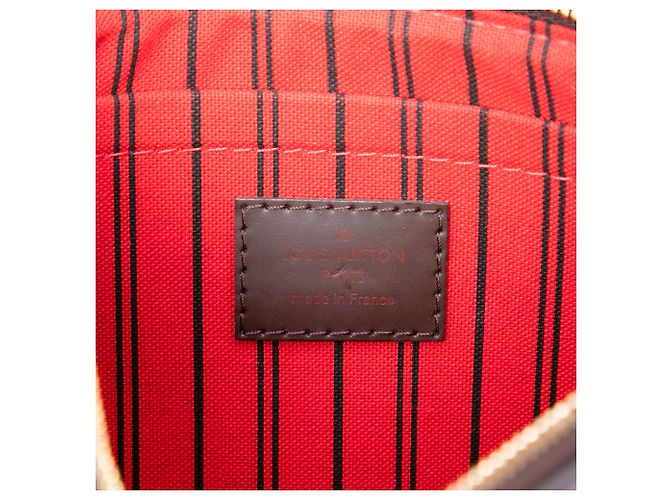 Louis Vuitton Brown Damier Ebene Neverfull MM Pouch - view 5