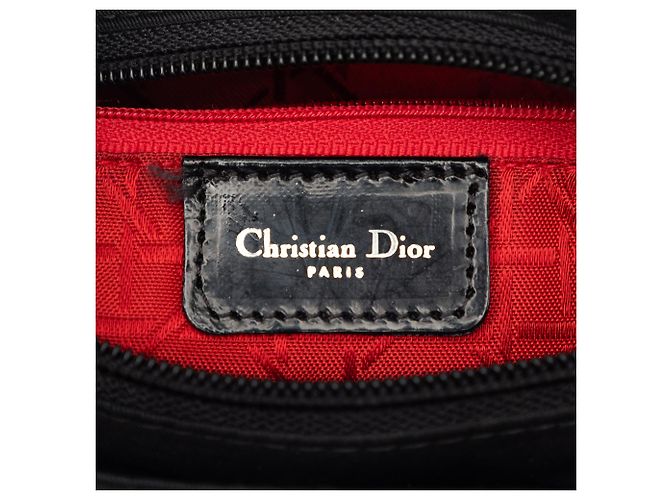 Dior Nero Nylon Cannage Lady Dior Media - vista 5