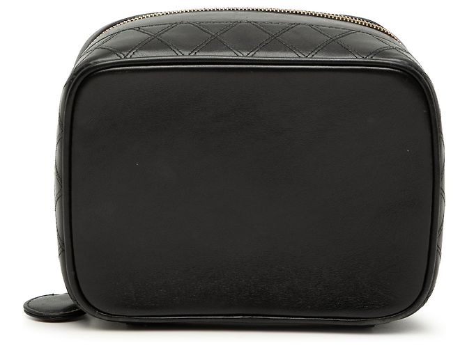 Chanel Black CC gestepptes Lammleder Vanity Bag Schwarz - Ansicht 3