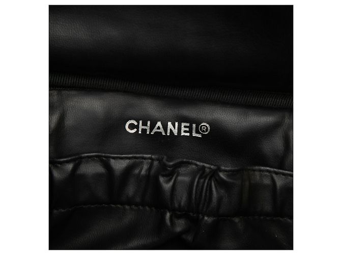 Chanel Black CC gestepptes Lammleder Vanity Bag Schwarz - Ansicht 5