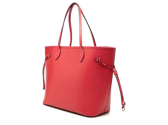 Louis Vuitton Neverfull MM in pelle Epi rossa Rosso - vista 2