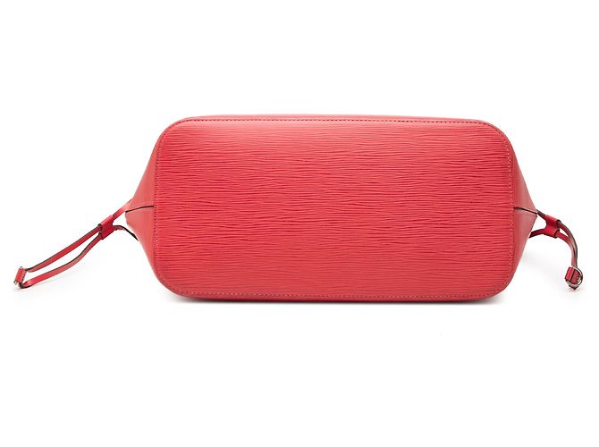 Louis Vuitton Neverfull MM in pelle Epi rossa Rosso - vista 3