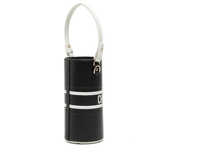 Portabotellas Dior en cuero negro Vibe - vista 2