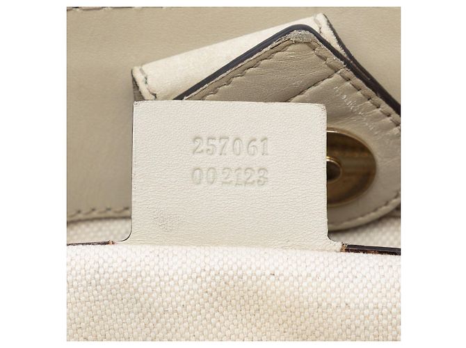 Gucci Mayfair Tote aus beigem GG Canvas - Ansicht 6