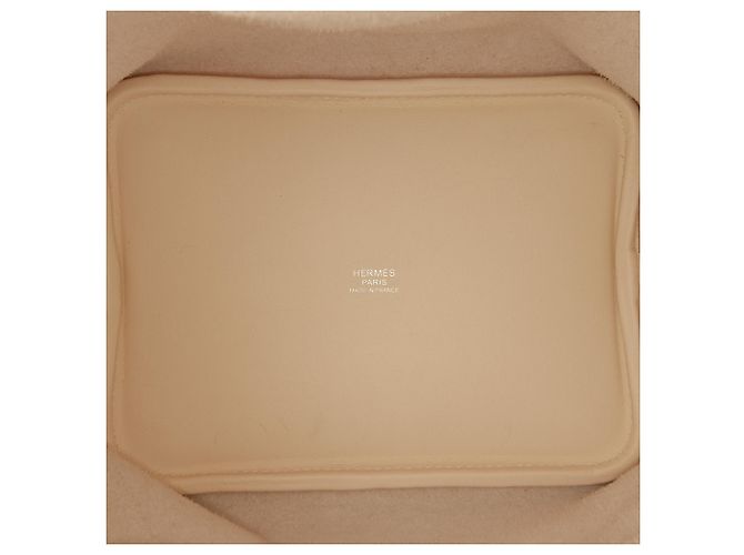 Hermès White Swift Lucky Daisy Picotin Lock 18 Blanc - vue 4