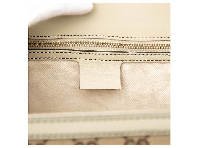 Borsa a tracolla Emily in tela GG beige di Gucci - vista 5