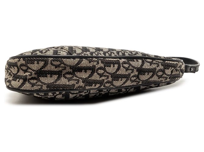 Pochette Saddle in tela Diorissimo nera Mini Dior Nero - vista 3
