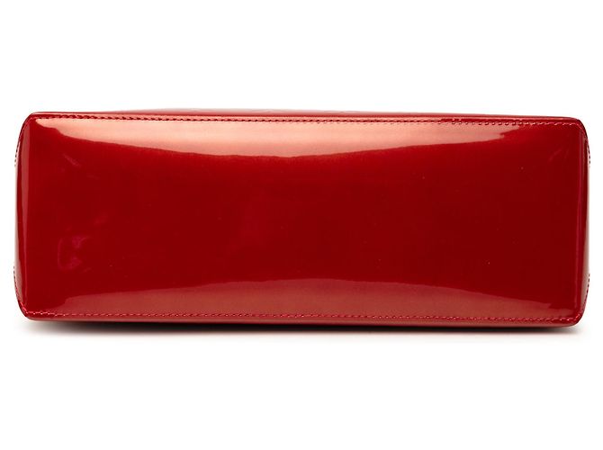 Louis Vuitton Red Monogram Vernis Wilshire PM Rosso - vista 3