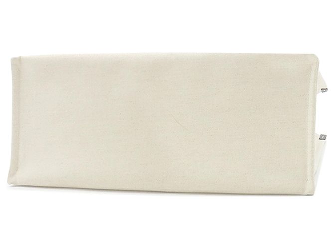 Tote Gucci Beige Large Canvas Logo - vista 3
