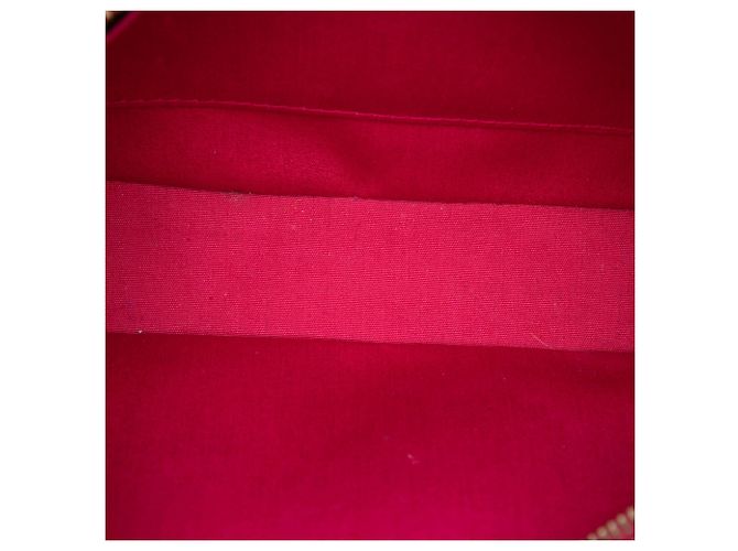 Louis Vuitton Pochette Accessoires in Monogram Vernis rosa - vista 4