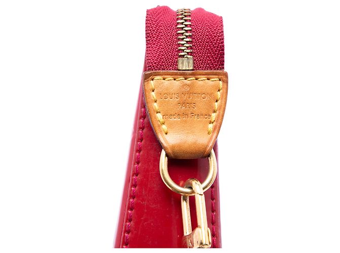 Louis Vuitton Pochette Accessoires in Monogram Vernis rosa - vista 5