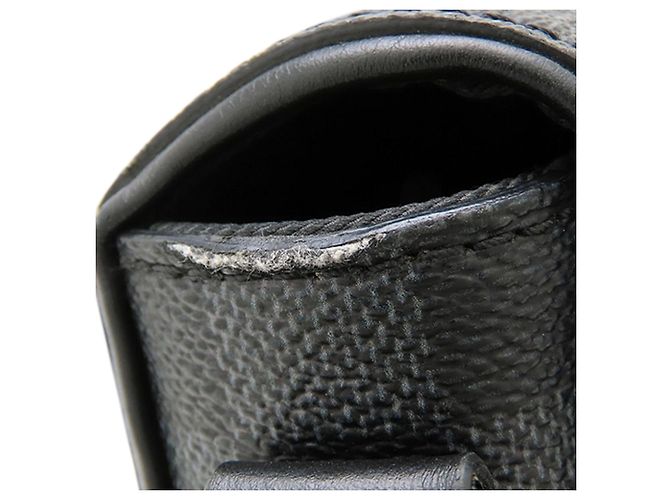 Louis Vuitton Black Damier Graphite Studio 3D Messenger Bag Schwarz - Ansicht 10