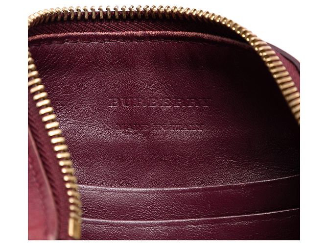 Burberry Beige Haymarket Check Canvas Peyton Crossbody - vista 5