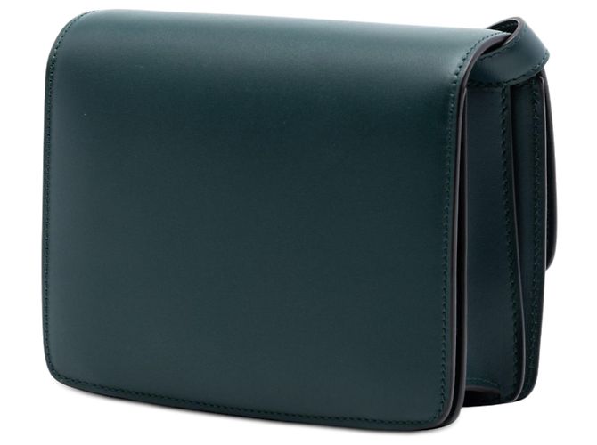 Céline Celine Green Small Calfskin Classic Box Verde Verde scuro - vista 2