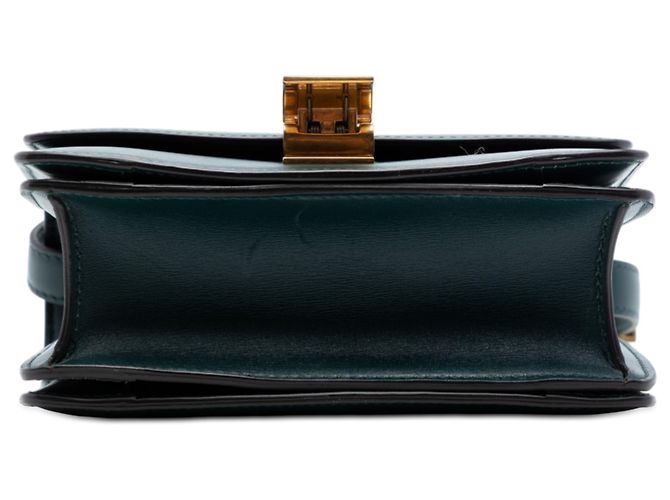 Céline Celine Green Small Calfskin Classic Box Verde Verde scuro - vista 3