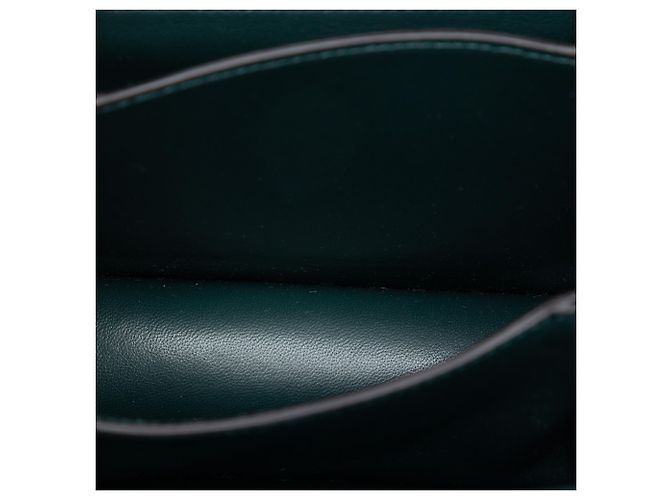 Céline Celine Green Small Calfskin Classic Box Verde Verde scuro - vista 5