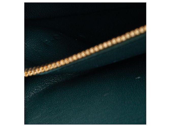 Céline Celine Green Small Calfskin Classic Box Verde Verde scuro - vista 6