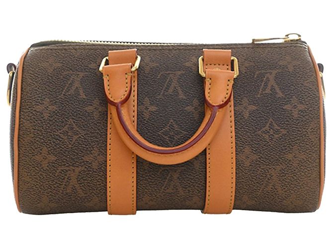 Louis Vuitton Brown Monogram Dust Keepall Bandouliere 25 - view 4