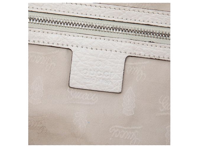 Tote Gucci Beige Medium GG Canvas Bamboo Bar - vista 5