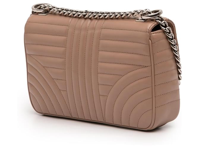 Bolsa Prada Beige Medium Soft Calf Impunture Diagramme Bege - vista 2