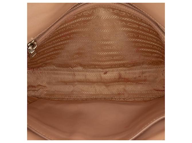 Bolsa Prada Beige Medium Soft Calf Impunture Diagramme Bege - vista 4