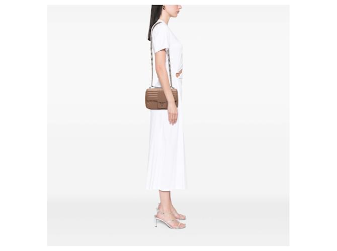 Bolsa Prada Beige Medium Soft Calf Impunture Diagramme Bege - vista 6