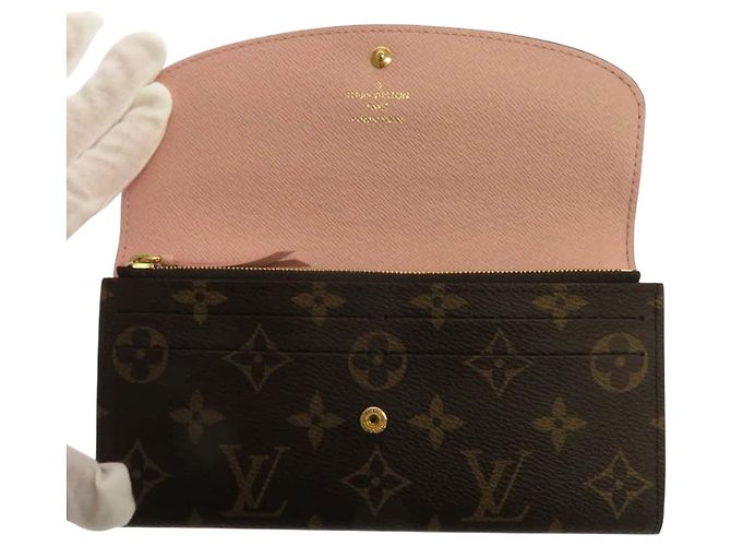 Cartera Emilie Monogram Marrón Louis Vuitton Castaño - vista 4