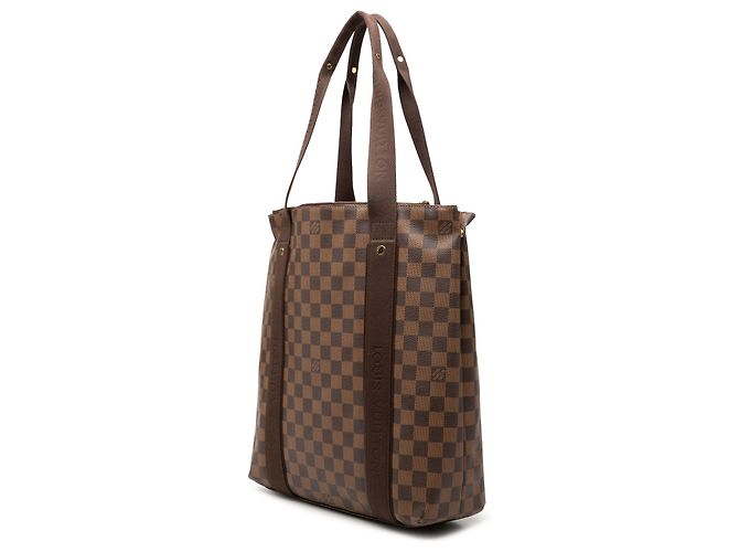 Louis Vuitton Cabas Beaubourg in Damier Ebene marrone - vista 2