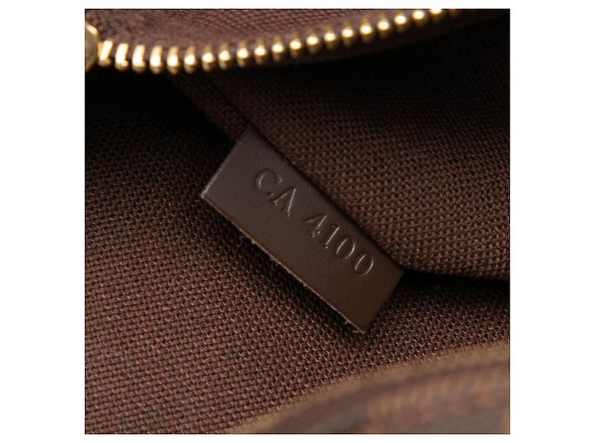 Louis Vuitton Cabas Beaubourg in Damier Ebene marrone - vista 6