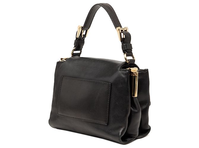 Bolsa La Medusa em couro preto Versace - vista 2