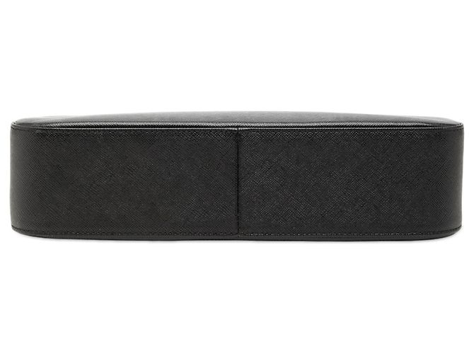 Borsa a tracolla in pelle nera Burberry Nero - vista 3