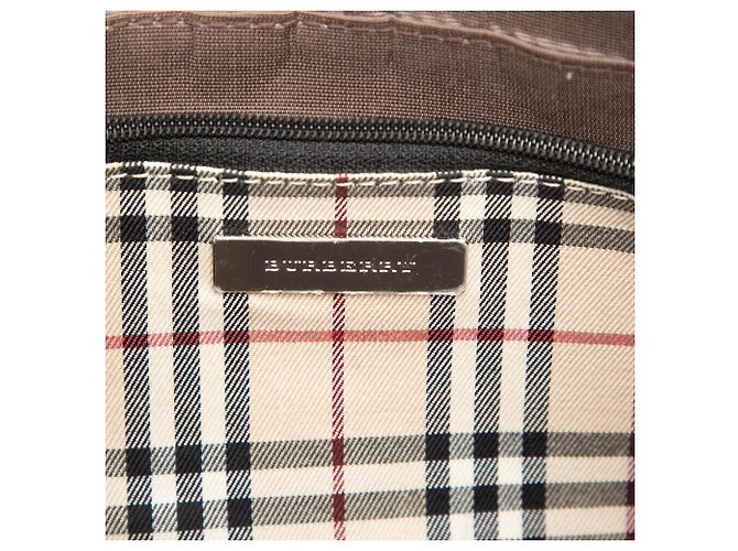 Borsa a tracolla in pelle nera Burberry Nero - vista 5