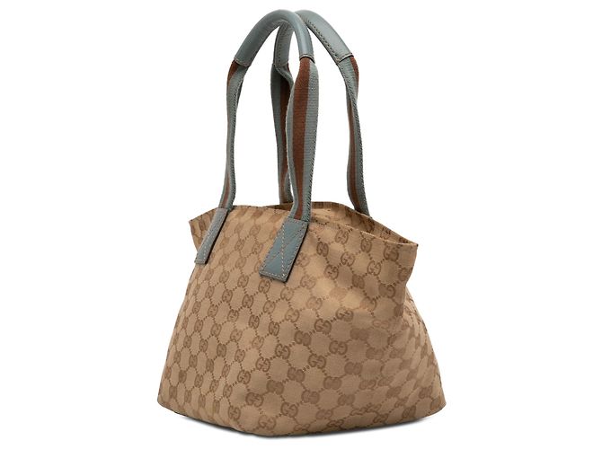 Gucci Beige GG Canvas Web Tote - Ansicht 2