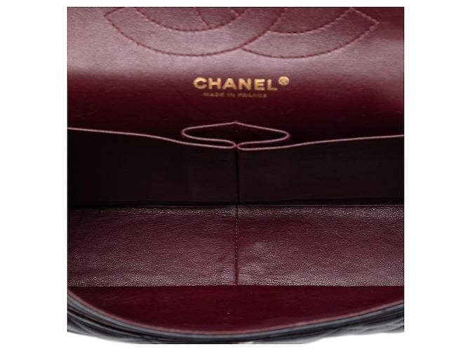 Chanel Black Jumbo Classic Lambskin Double Flap Nero - vista 4