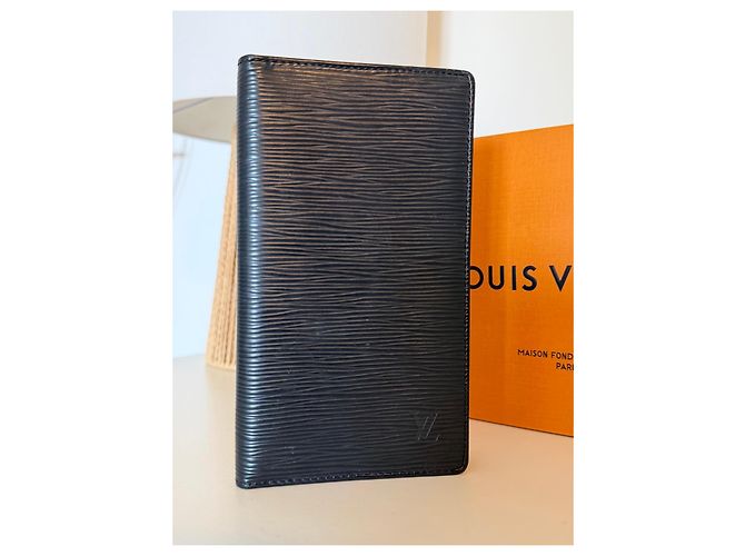 Louis Vuitton Epi Leather Wallet in Black - view 2