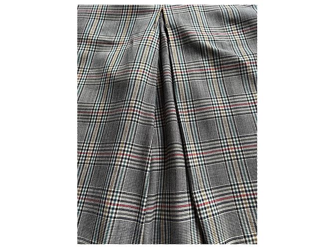 Terno DAKS Signature padrão Prince de Galles Vermelho Multicor Verde Cinza Fora de branco Cinza antracite - vista 19