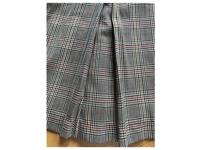 Terno DAKS Signature padrão Prince de Galles Vermelho Multicor Verde Cinza Fora de branco Cinza antracite - vista 7