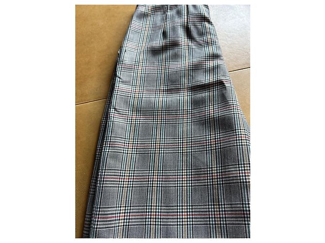 Terno DAKS Signature padrão Prince de Galles Vermelho Multicor Verde Cinza Fora de branco Cinza antracite - vista 8