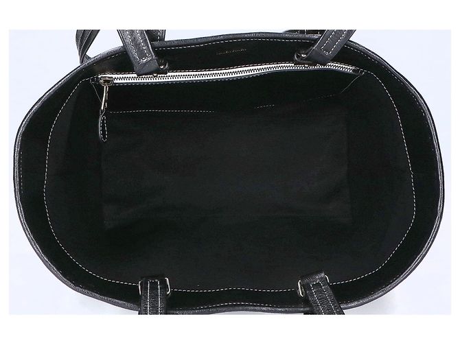 Balenciaga 671409 Barbes Medium Shopper Bag Nero Bianco - vista 6
